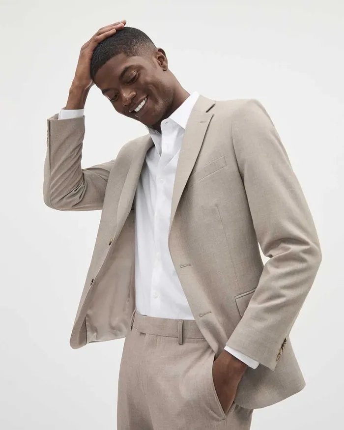 RWandCO Blazers SlimFit Taupe Suit Blazer Tawny Taupe 8211 Men RWandCO Blazers SlimFit Taupe Suit Blazer Tawny Taupe 8211 Men