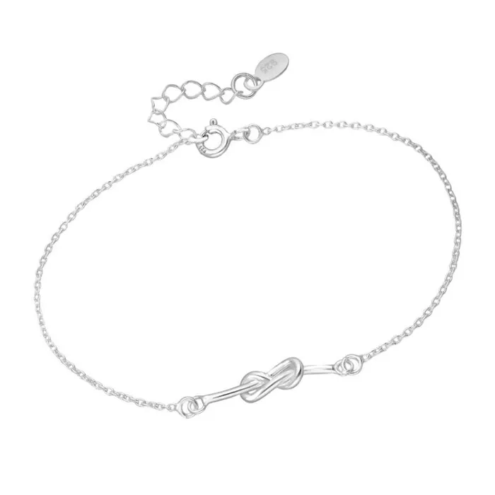 RWandCO Bracelets and Rings Sterling Silver Love Knot Bracelet By Ag Sterling Silver 8211 Women