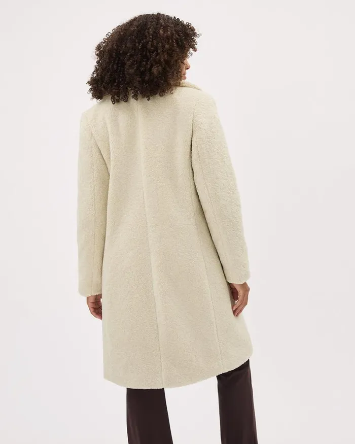 RWandCO Coats and Jackets Sherpa Coat With Toggle Closure Ancient Scroll 8211 Women RWandCO Coats and Jackets Sherpa Coat With Toggle Closure Ancient Scroll 8211 Women