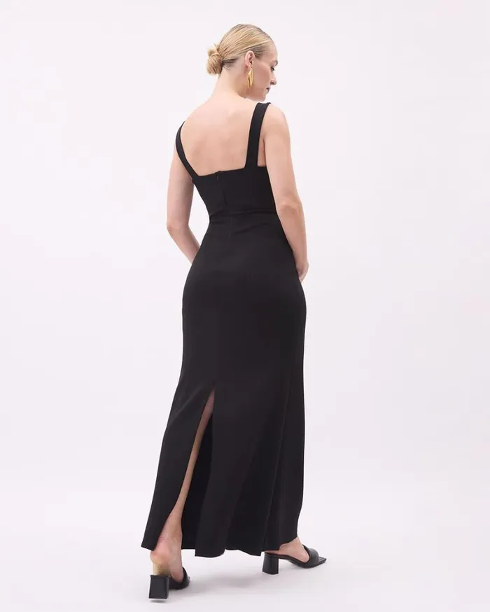 RWandCO Dresses and Jumpsuits Black Sleeveless Bodycon Midi Dress 8211 Thyme Maternity Black 8211 Women RWandCO Dresses and Jumpsuits Black Sleeveless Bodycon Midi Dress 8211 Thyme Maternity Black 8211 Women