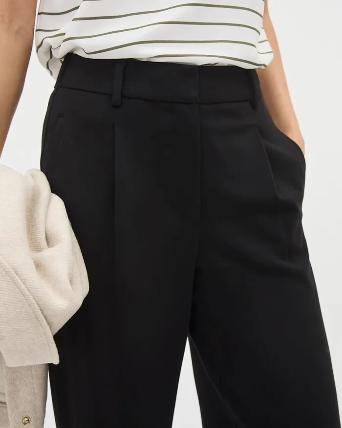 RWandCO HighRise Black Luxe Knit HighRise LongWideLeg Pant Black 8211 Women RWandCO HighRise Black Luxe Knit HighRise LongWideLeg Pant Black 8211 Women
