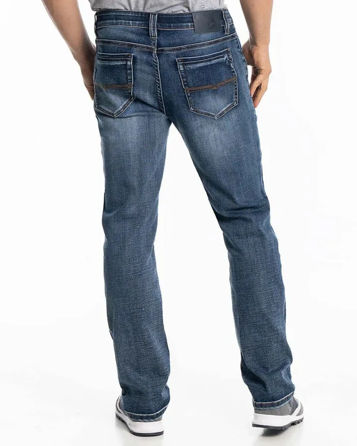 RWandCO Jeans LOIS 8211 Brandon Athletic Blue Wash Jeans Medium Blue 8211 Men