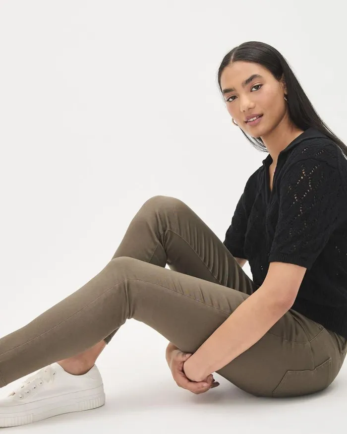 RWandCO Jeans Solid HighRise Natalie Jegging Tarmac 8211 Women