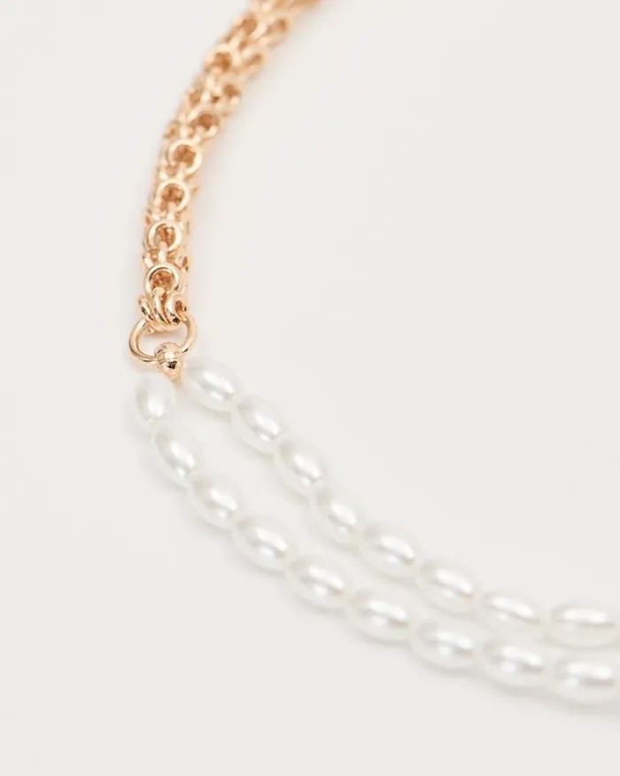 RWandCO Jewelry Bracelet With Pearls Gold 8211 Women RWandCO Jewelry Bracelet With Pearls Gold 8211 Women