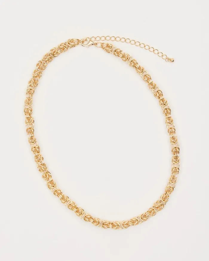 RWandCO Jewelry Short Chunky Necklace Gold 8211 Women