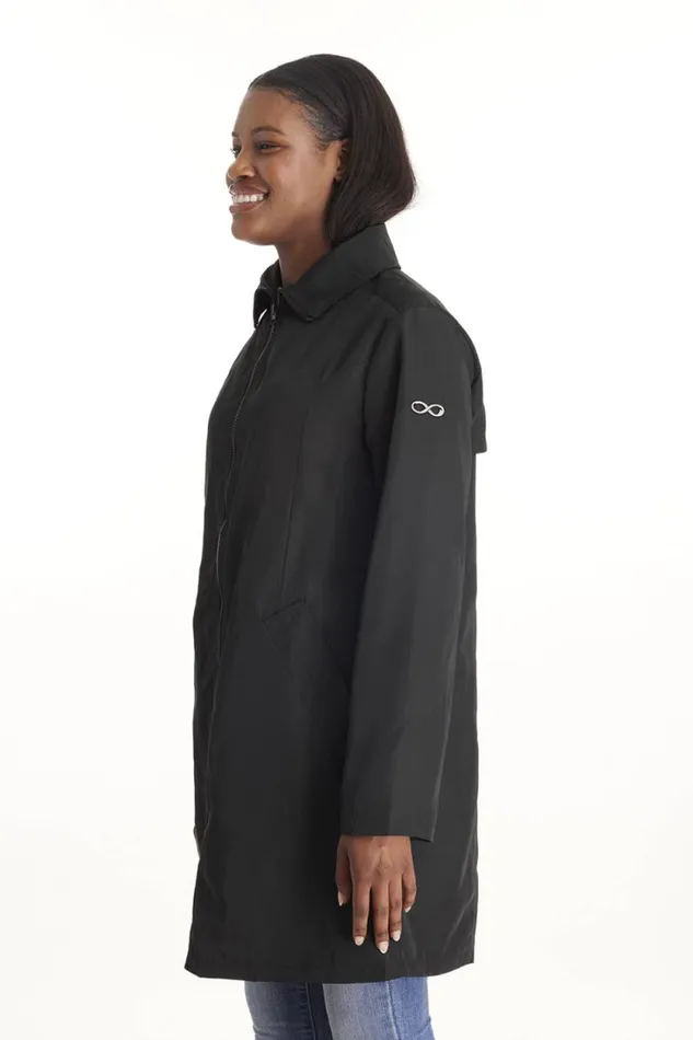 RWandCO Outerwear Avelynne 8211 3in1 Twill Maternity Trench Coat 8211 Modern Eternity Maternity Black 8211 Women RWandCO Outerwear Avelynne 8211 3in1 Twill Maternity Trench Coat 8211 Modern Eternity Maternity Black 8211 Women