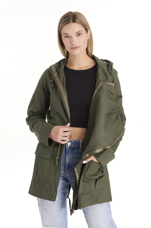 RWandCO Outerwear Lara 8211 3 In 1 Cotton Maternity Jacket Military Style 8211 Modern Eternity Maternity Medium Green 8211 Women RWandCO Outerwear Lara 8211 3 In 1 Cotton Maternity Jacket Military Style 8211 Modern Eternity Maternity Medium Green 8211 Women