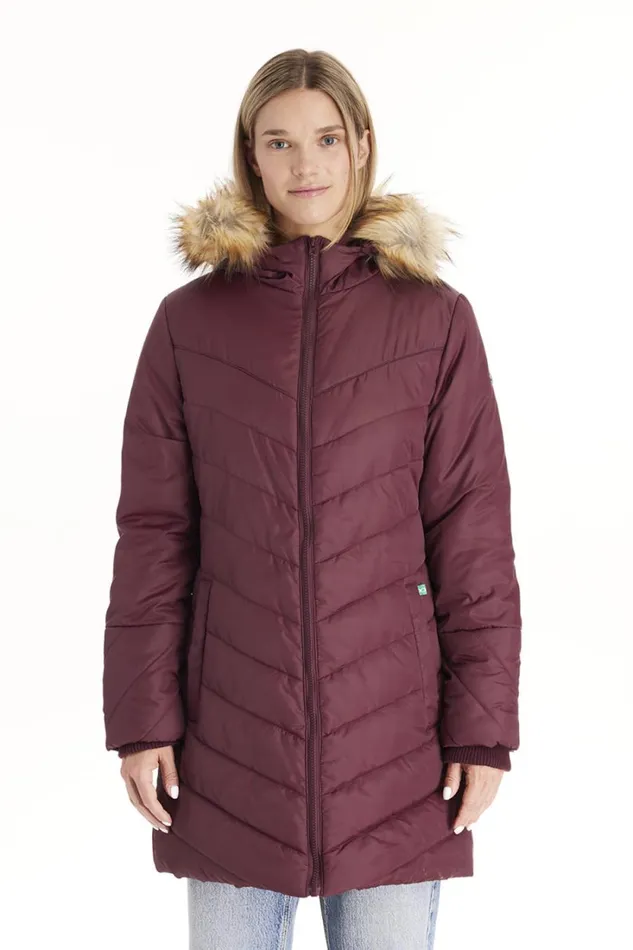 RWandCO Outerwear Lexi 8211 3in1 Maternity Coat With Removable Hood 8211 Modern Eternity Maternity Dark Red 8211 Women RWandCO Outerwear Lexi 8211 3in1 Maternity Coat With Removable Hood 8211 Modern Eternity Maternity Dark Red 8211 Women