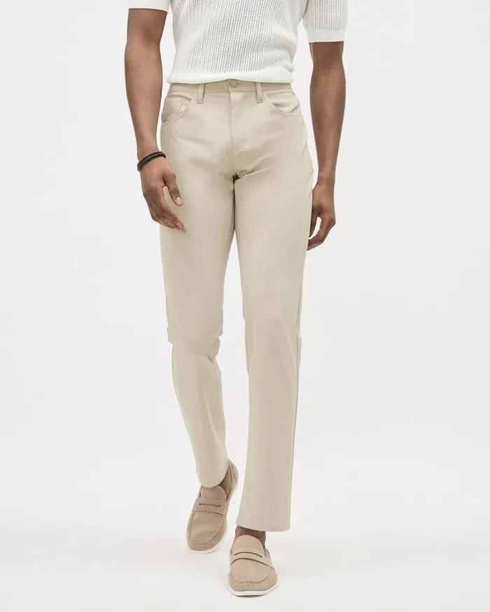 RWandCO Pants Slim Leg 5Pocket City Pant Dark Beige 8211 Men RWandCO Pants Slim Leg 5Pocket City Pant Dark Beige 8211 Men