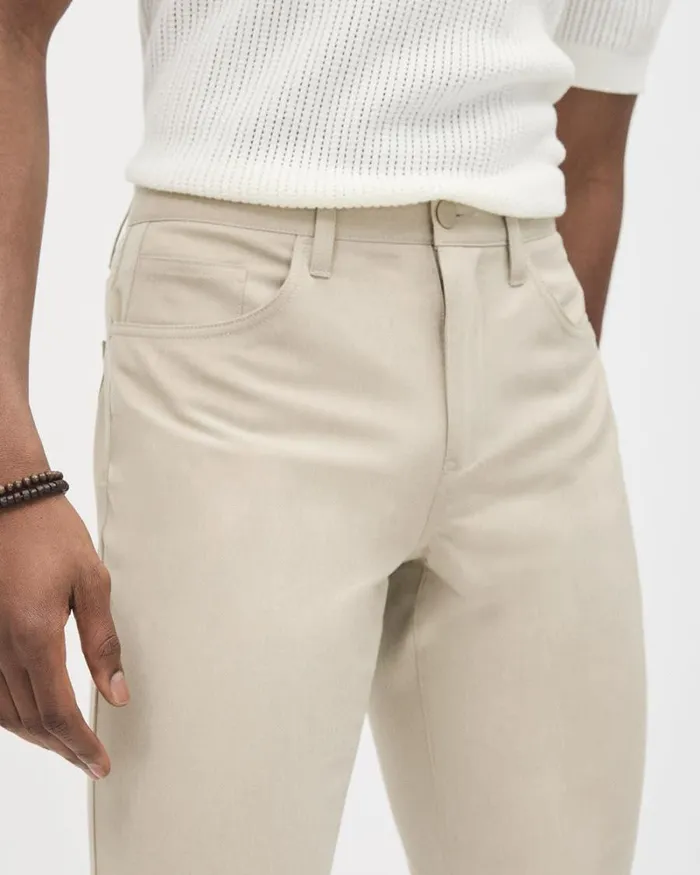 RWandCO Pants Slim Leg 5Pocket City Pant Dark Beige 8211 Men RWandCO Pants Slim Leg 5Pocket City Pant Dark Beige 8211 Men