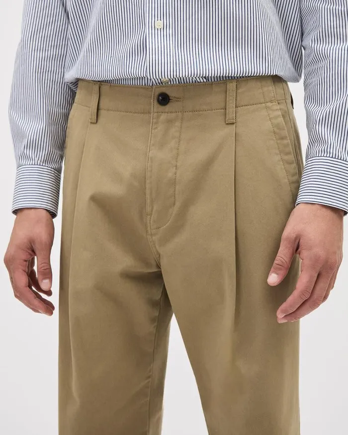 RWandCO Pants StraightLeg Pleated Chino Pant Elmwood 8211 Men RWandCO Pants StraightLeg Pleated Chino Pant Elmwood 8211 Men