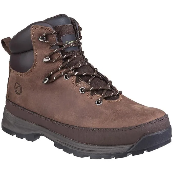 RWandCO Shoes Cotswold 8211 Mens Sudgrove Lace Up Hiking Boots Dark Brown 8211 Men
