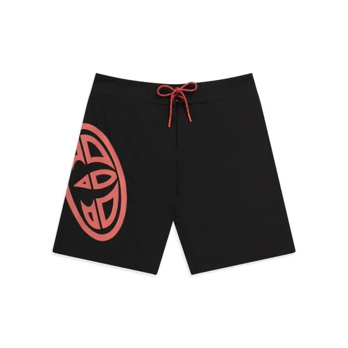 RWandCO Shorts Animal 8211 Mens Brett Recycled Boardshorts Black 8211 Men