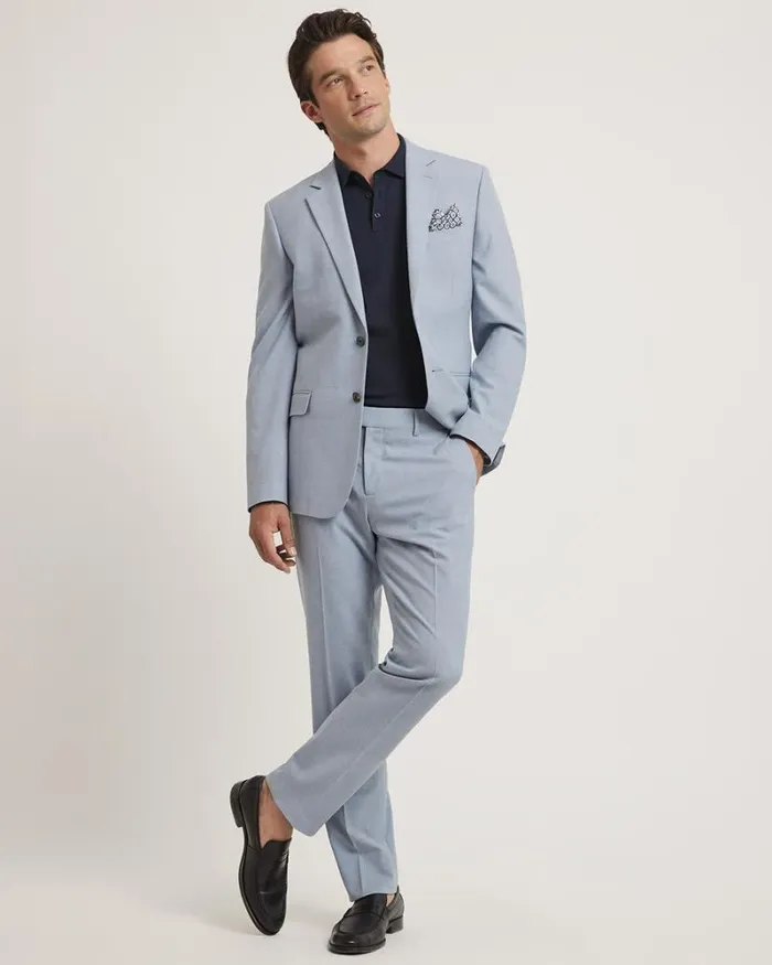 RWandCO Suit Pants SlimFit Tech Suit Pant Ballad Blue 8211 Men RWandCO Suit Pants SlimFit Tech Suit Pant Ballad Blue 8211 Men