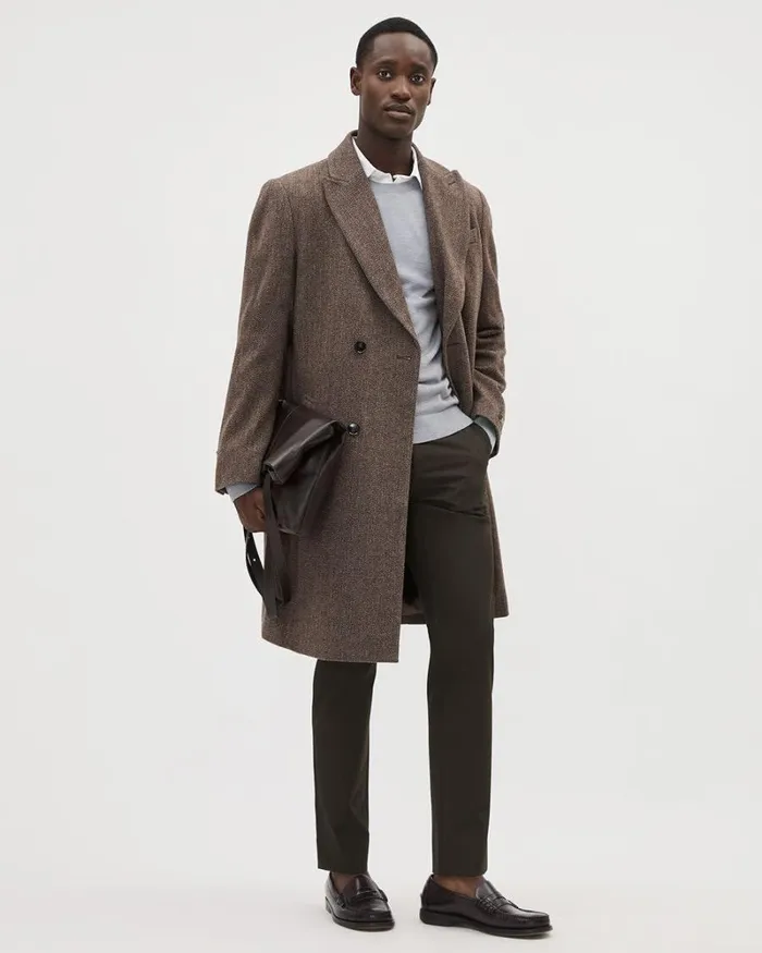 RWandCO Sweaters and Cardigans LongSleeve MerinoWool Crewneck Sweater Heather Grey 8211 Men RWandCO Sweaters and Cardigans LongSleeve MerinoWool Crewneck Sweater Heather Grey 8211 Men