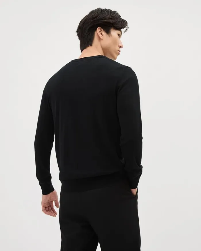 RWandCO Sweaters and Cardigans LongSleeve VNeck Sweater Black 8211 Men RWandCO Sweaters and Cardigans LongSleeve VNeck Sweater Black 8211 Men