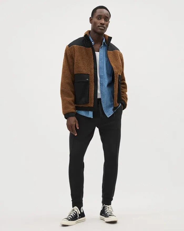 RWandCO Sweatshirts and Hoodies Fleece Jogger Black 8211 Men RWandCO Sweatshirts and Hoodies Fleece Jogger Black 8211 Men