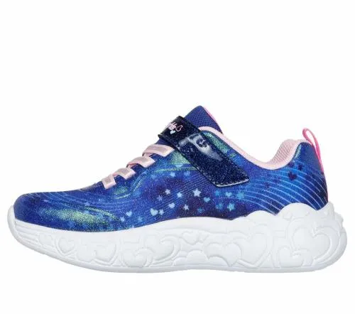 SLights Eternal Heart Lights Navy Multi Kids SKECHERS Kids UK Sizes 9525