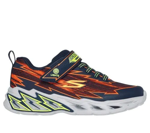 SLights Light Storm 20 8211 BoltBrights Navy Orange Kids SKECHERS Big Kids UK Sizes 36 SLights Light Storm 20 8211 BoltBrights Navy Orange Kids SKECHERS Big Kids UK Sizes 36