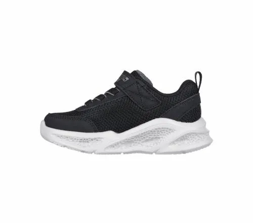 SLights MeteorLights Black Gray Kids SKECHERS Toddlers UK Sizes 49
