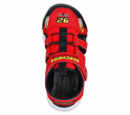 SLights ThermoFlash 8211 HydroFlare Red Black Kids SKECHERS Big Kids UK Sizes 36