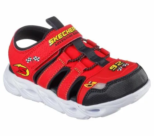SLights ThermoFlash 8211 HydroFlare Red Black Kids SKECHERS Big Kids UK Sizes 36