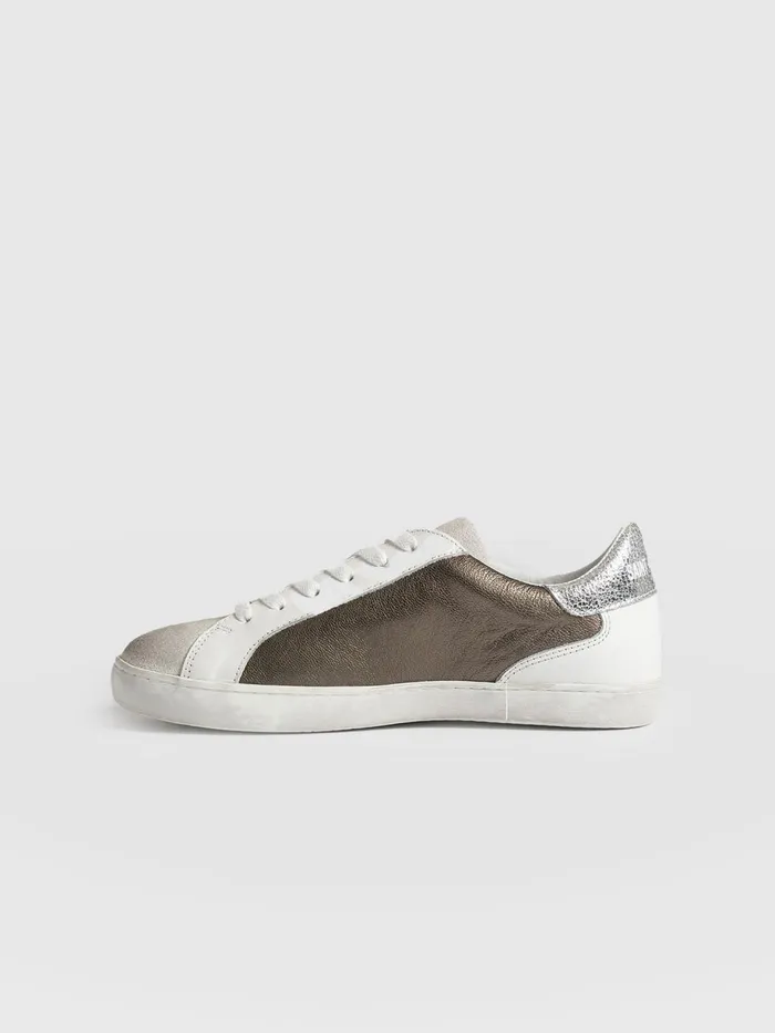 Saint And Sofia All Sneakers Women Spitalfields Sneaker 8211 Metallic Gold Metallic Gold