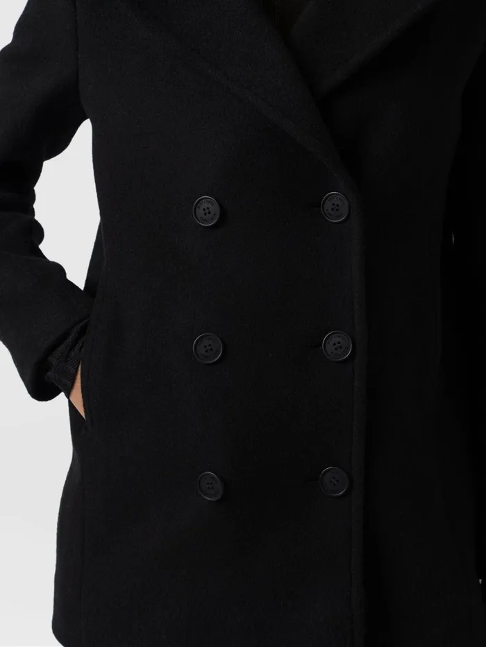 Saint And Sofia Coats and Jackets Women Quinn Pea Coat 8211 Black Black