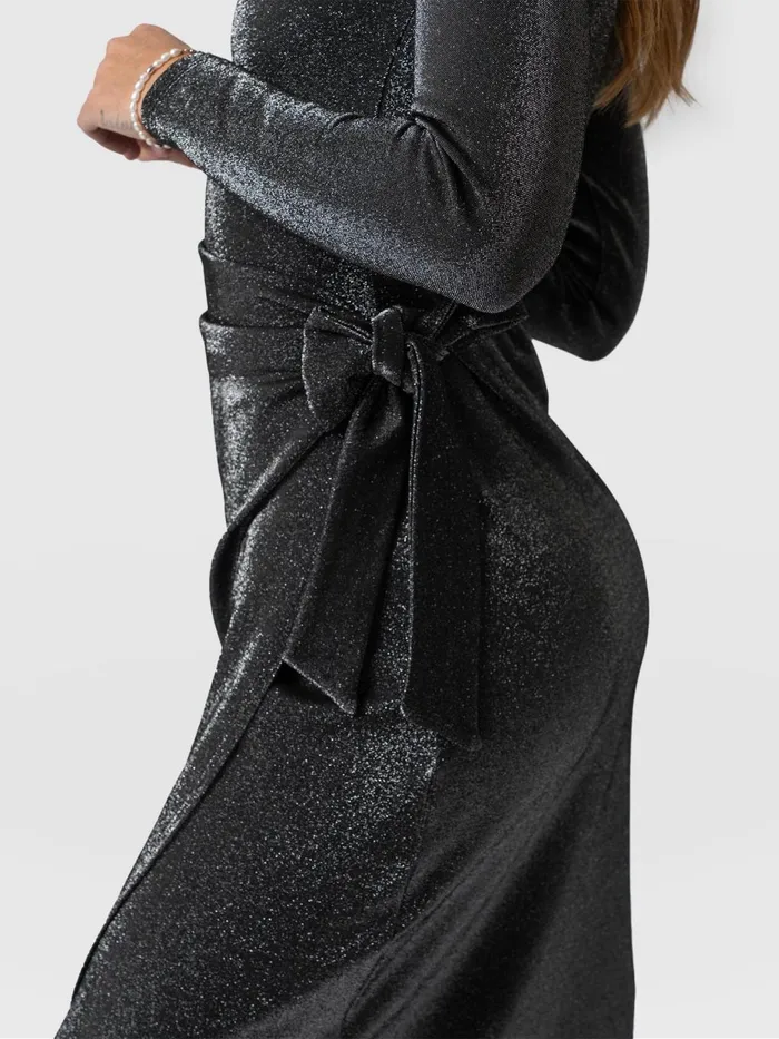 Saint And Sofia Dresses Women Amelia Wrap Dress 8211 Silver Silver