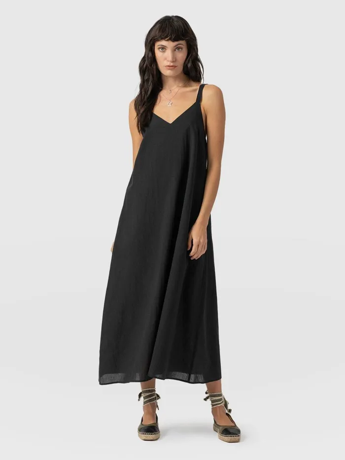 Saint And Sofia Dresses Women Candice ALine Dress 8211 Black Black