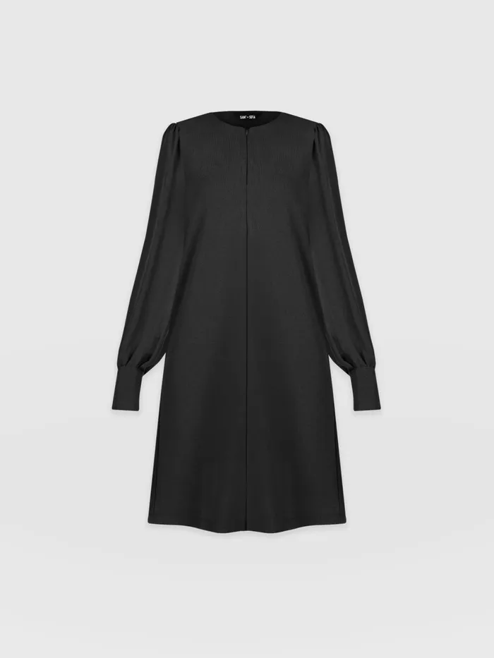 Saint And Sofia Dresses Women Esme Zip Up Dress 8211 Black Black