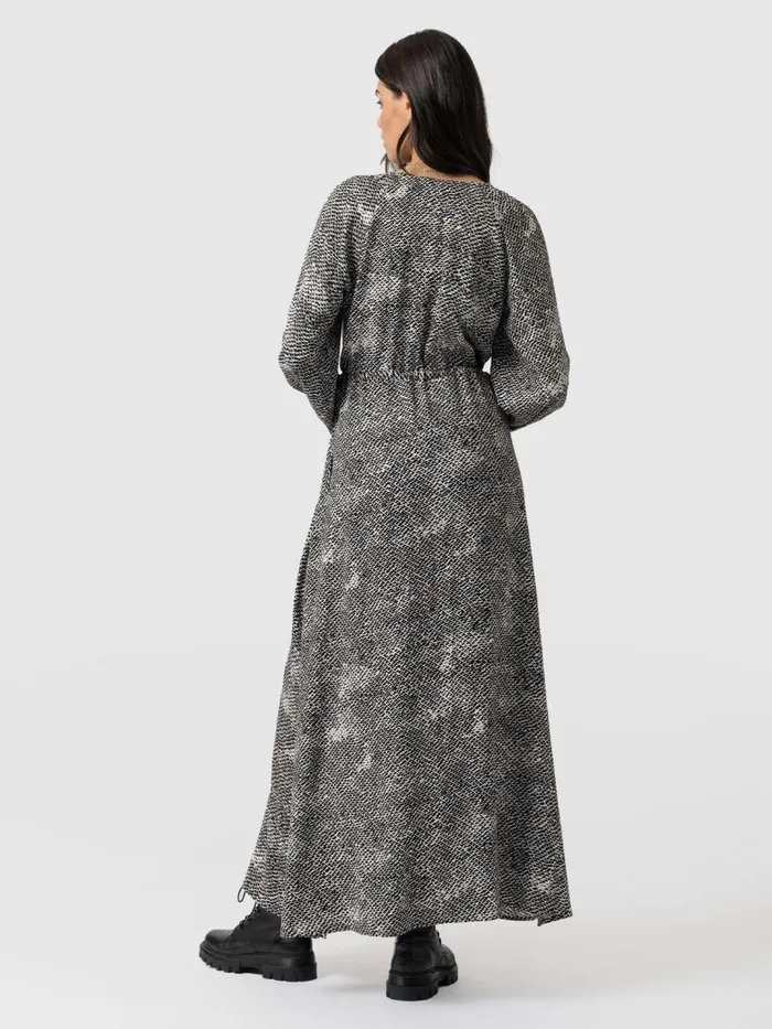 Saint And Sofia Dresses Women Henrietta Dress 8211 Monochrome Gothica Monochrome Gothica