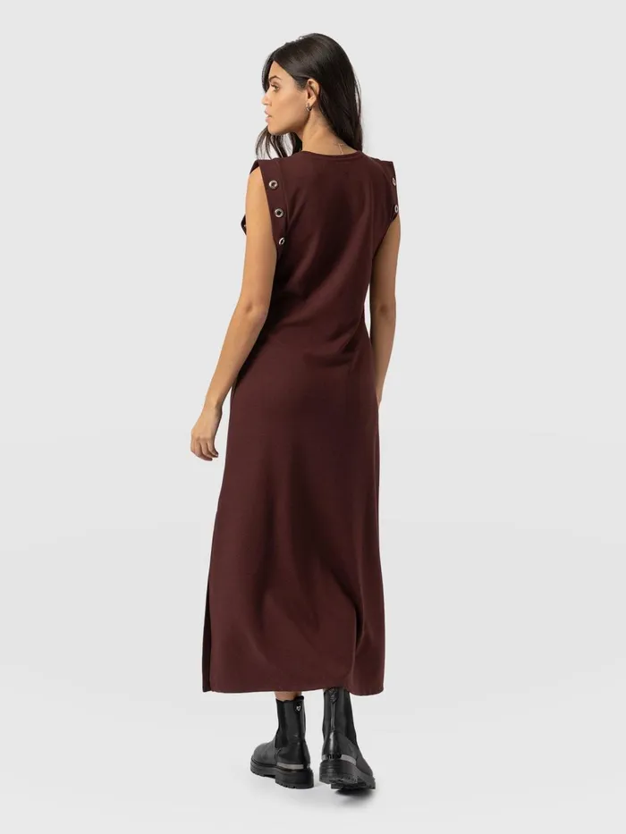 Saint And Sofia Dresses Women Rowan Dress 8211 Maroon Maroon
