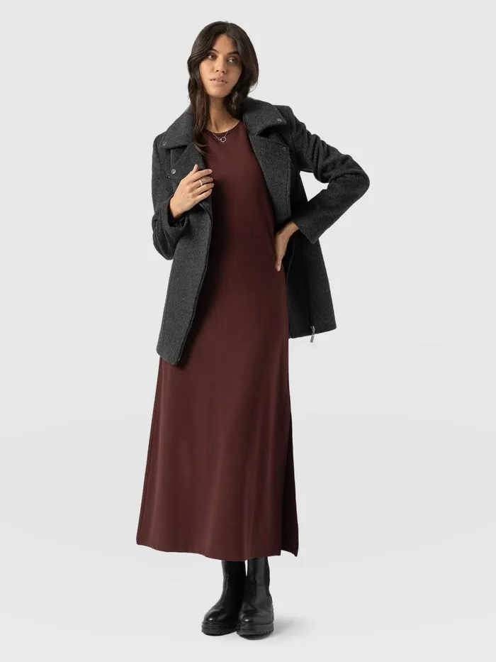 Saint And Sofia Dresses Women Rowan Dress 8211 Maroon Maroon