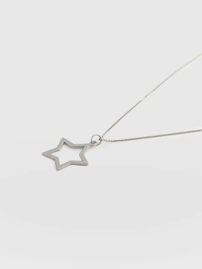 Saint And Sofia Necklaces Women Star Necklace 8211 Silver Silver
