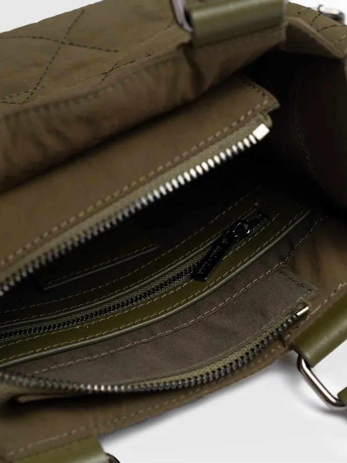 Saint And Sofia Nylon Bags Women Mini Penny Tote Bag 8211 Khaki Khaki