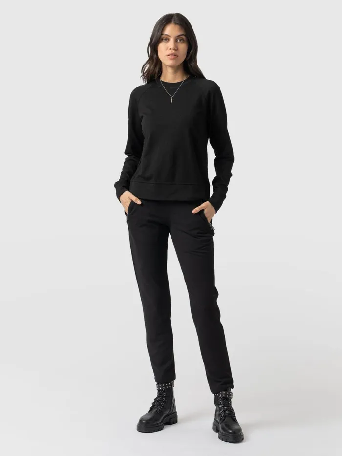 Saint And Sofia Pants Women Finsbury Zip Pant 8211 Black Black
