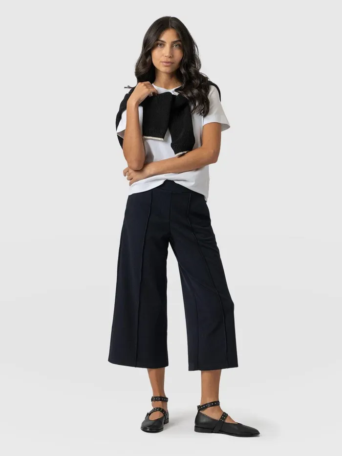 Saint And Sofia Shorts Women Keller Culotte 8211 Navy Navy