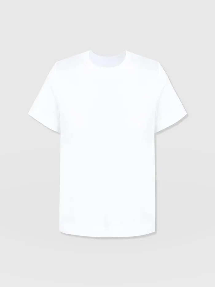 Saint And Sofia TShirts and Tanks Women Finsbury Crew Neck Tee 8211 White White