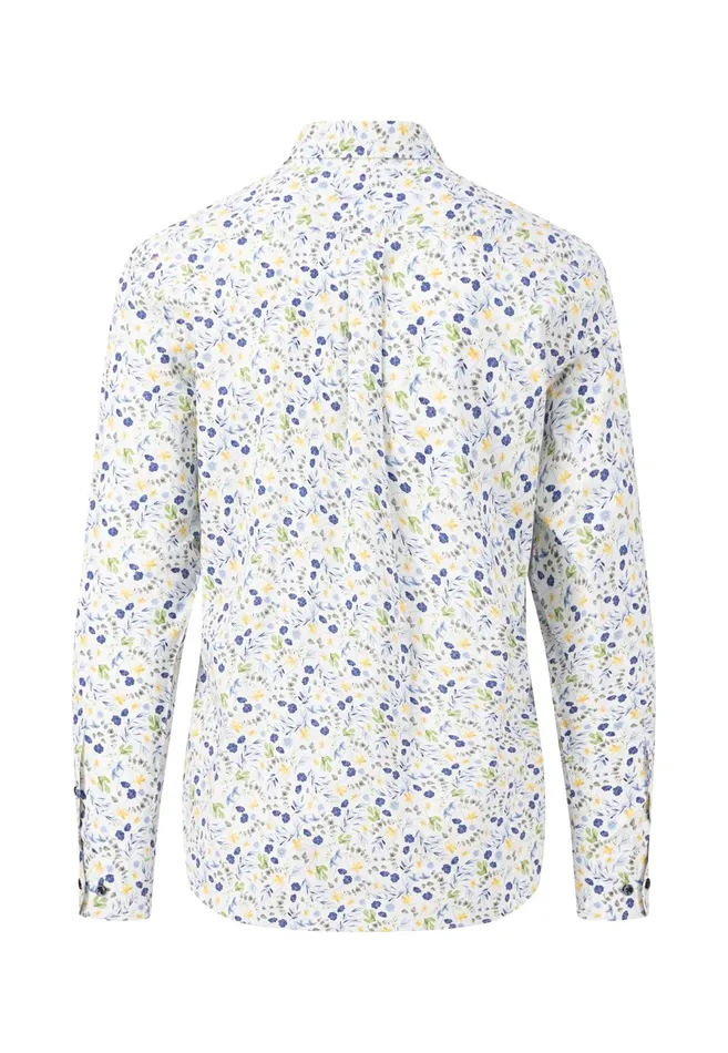 Sale Men FYNCHHATTON Floral Patterned Shirt With A Casual Kent Collar Pineapple Sale Men FYNCHHATTON Floral Patterned Shirt With A Casual Kent Collar Pineapple
