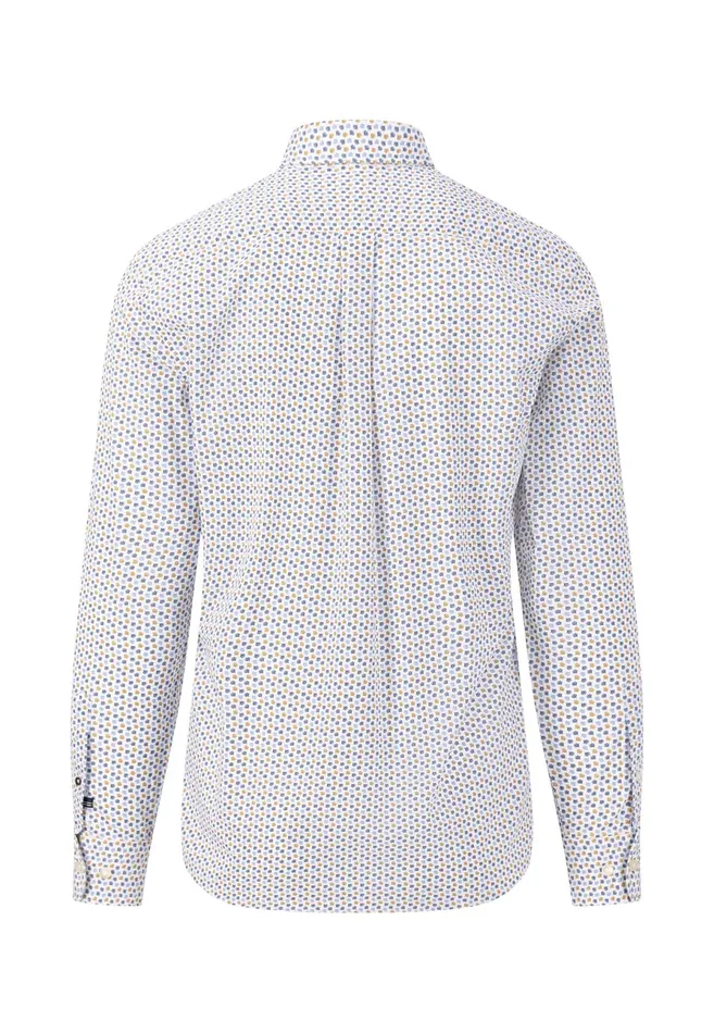 Sale Men FYNCHHATTON Patterned Buttondown Shirt With A Minimal Print Dusty Lavendersummer Breeze Sale Men FYNCHHATTON Patterned Buttondown Shirt With A Minimal Print Dusty Lavendersummer Breeze