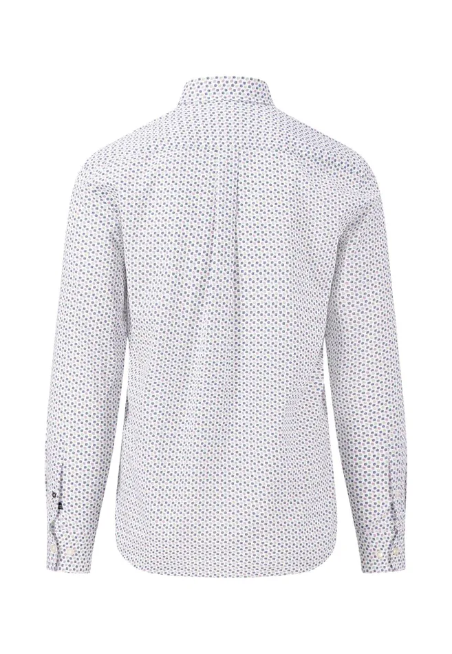 Sale Men FYNCHHATTON Patterned Buttondown Shirt With A Minimal Print Dusty Lavendersummer Breeze Sale Men FYNCHHATTON Patterned Buttondown Shirt With A Minimal Print Dusty Lavendersummer Breeze