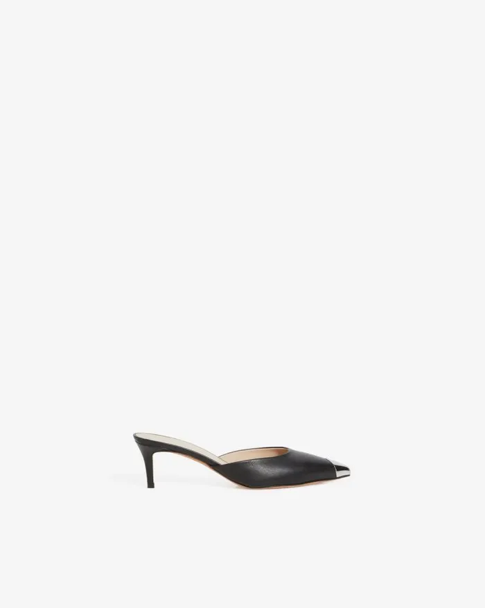Sandals Women IRO KAIA SILVERTOED LEATHER MULES