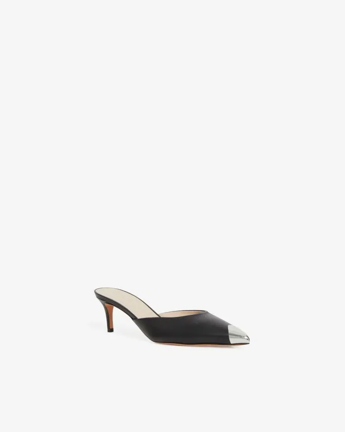 Sandals Women IRO KAIA SILVERTOED LEATHER MULES