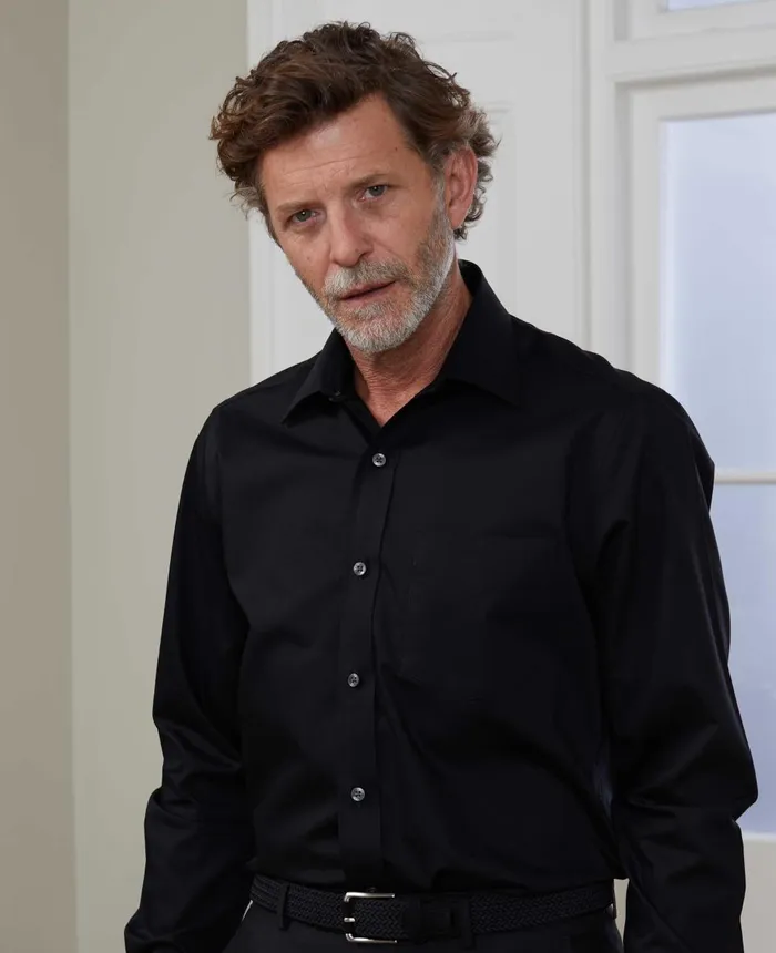 Savile Row Company Black Fine Twill Classic Fit Formal Shirt 8211 Single Cuff Black Twill Men Formal Shirts Savile Row Company Black Fine Twill Classic Fit Formal Shirt 8211 Single Cuff Black Twill Men Formal Shirts