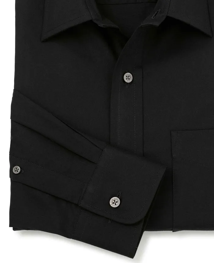 Savile Row Company Black Fine Twill Classic Fit Formal Shirt 8211 Single Cuff Black Twill Men Formal Shirts Savile Row Company Black Fine Twill Classic Fit Formal Shirt 8211 Single Cuff Black Twill Men Formal Shirts