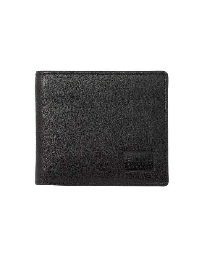 Savile Row Company Black Leather Classic Billfold Wallet Black Men Leather Goods Savile Row Company Black Leather Classic Billfold Wallet Black Men Leather Goods