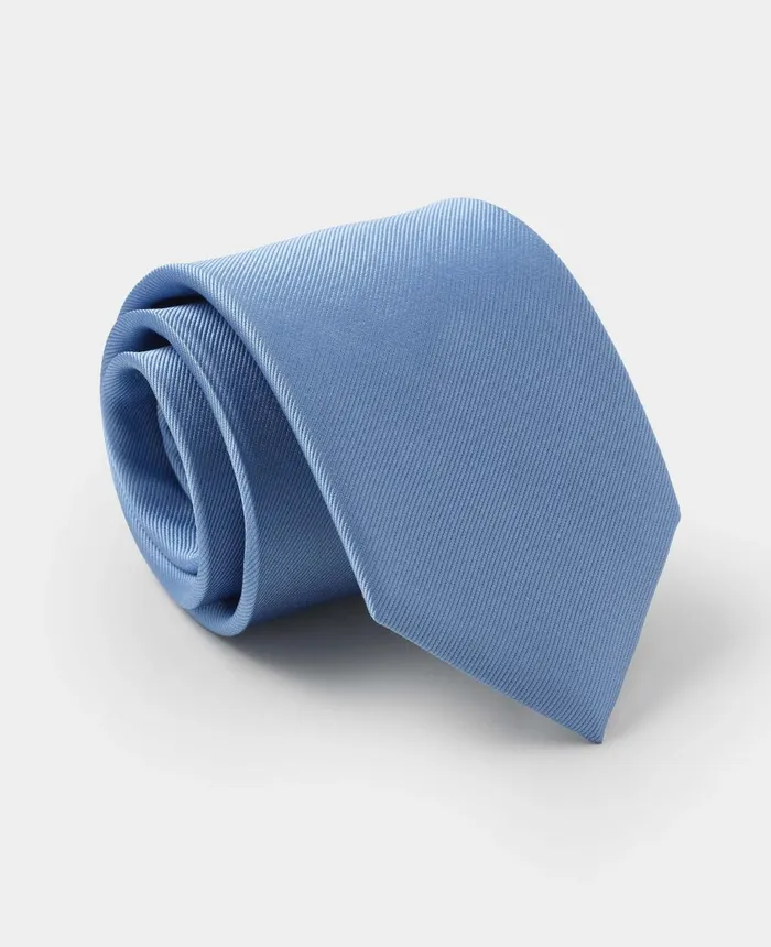 Savile Row Company Blue Fine Twill Silk Tie Men Silk Ties