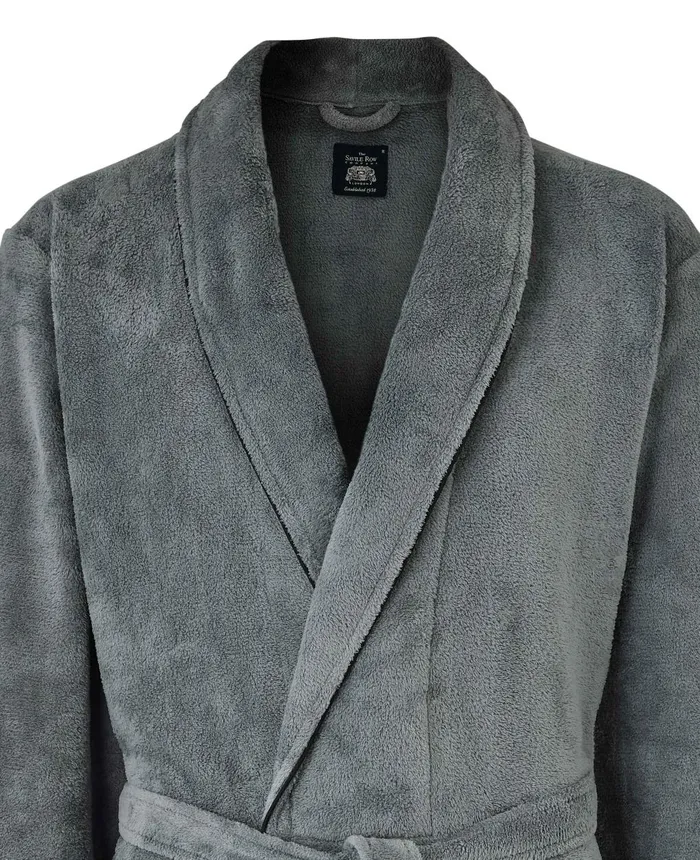 Savile Row Company Dark Grey Fleece Supersoft Dressing Gown Grey Fleece Men Dressing Gowns and Robes Savile Row Company Dark Grey Fleece Supersoft Dressing Gown Grey Fleece Men Dressing Gowns and Robes