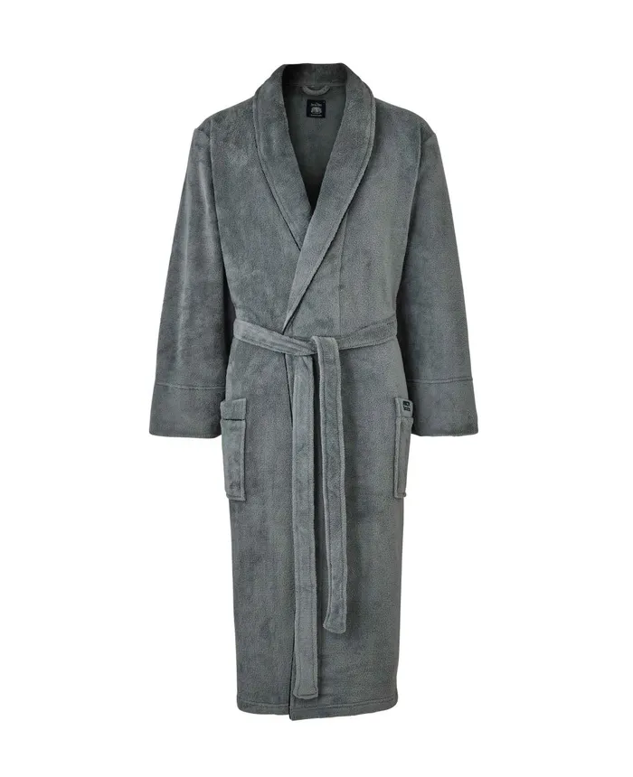 Savile Row Company Dark Grey Fleece Supersoft Dressing Gown Grey Fleece Men Dressing Gowns and Robes Savile Row Company Dark Grey Fleece Supersoft Dressing Gown Grey Fleece Men Dressing Gowns and Robes